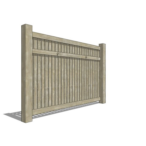 CAD Drawings BIM Models CertainTeed Fence, Rail and Deck Systems Imperial Select Cedar